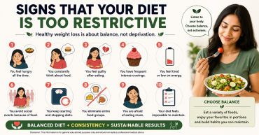 Signs that your diet is too restrictive and healthy weight loss tips