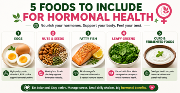 5 nutritious foods to include for hormonal health